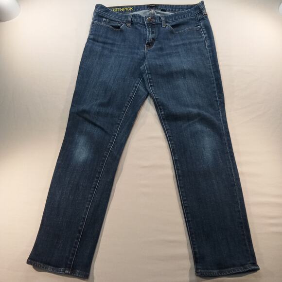 J.Crew Toothpick Stretch Jeans Women’s Size 31 Dark Wash Skinny Denim - Picture 3 of 10